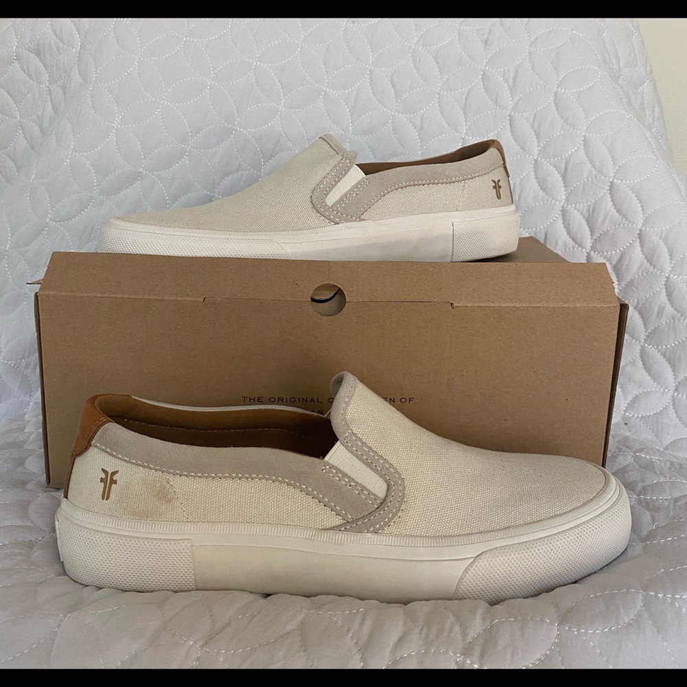 Frye slide ons